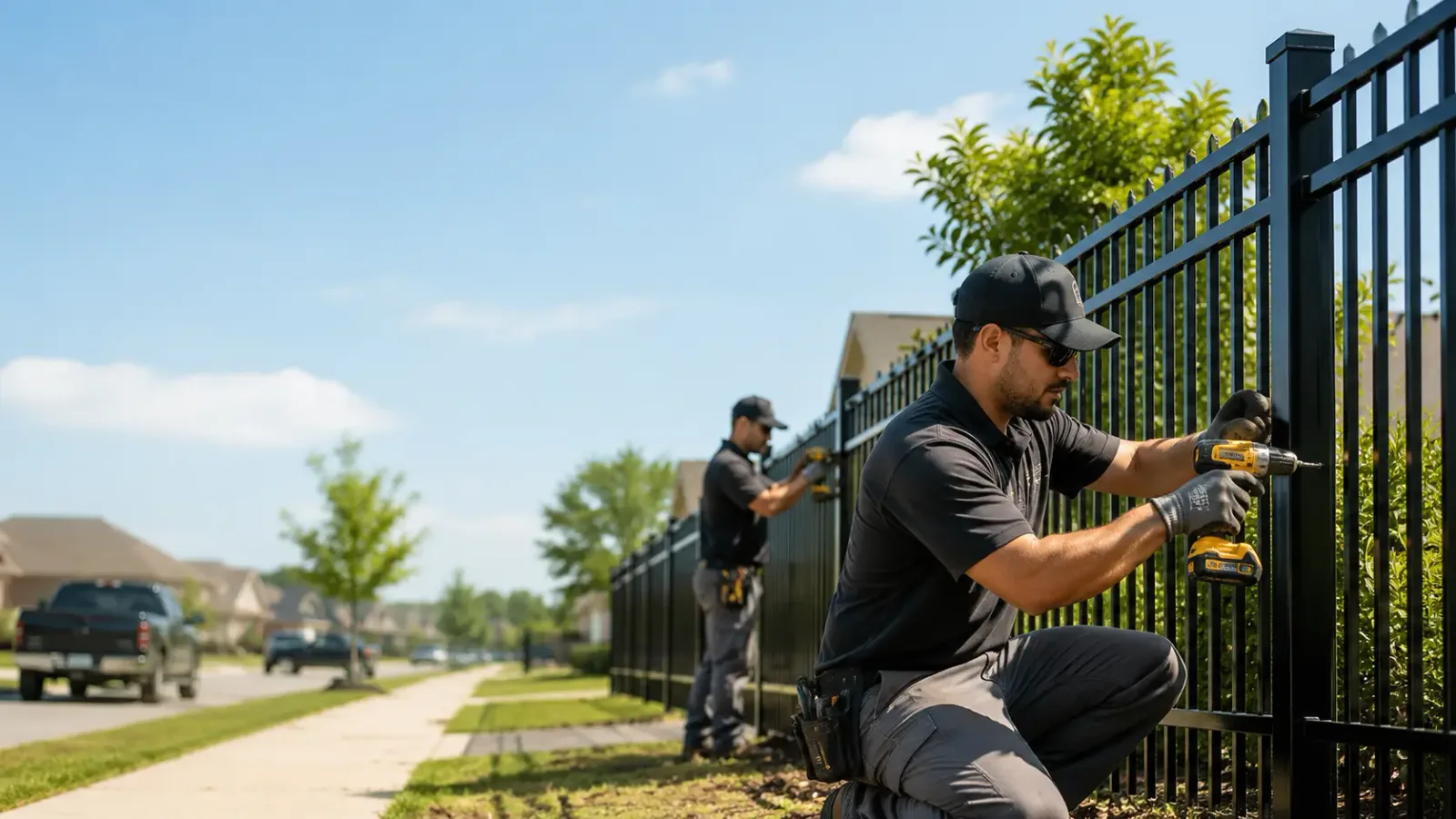 Metal Fence Installation in Wade Hampton, SC